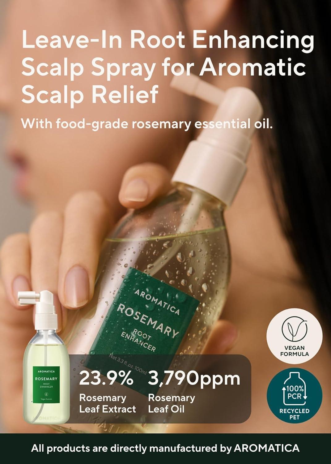 AROMATICA - Spray Fortifiant Cuir Chevelu (100 ml)