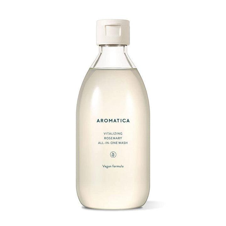 AROMATICA - Gel Douche Vitalisant Douceur – Huile essentielle Romarin (300 ml)