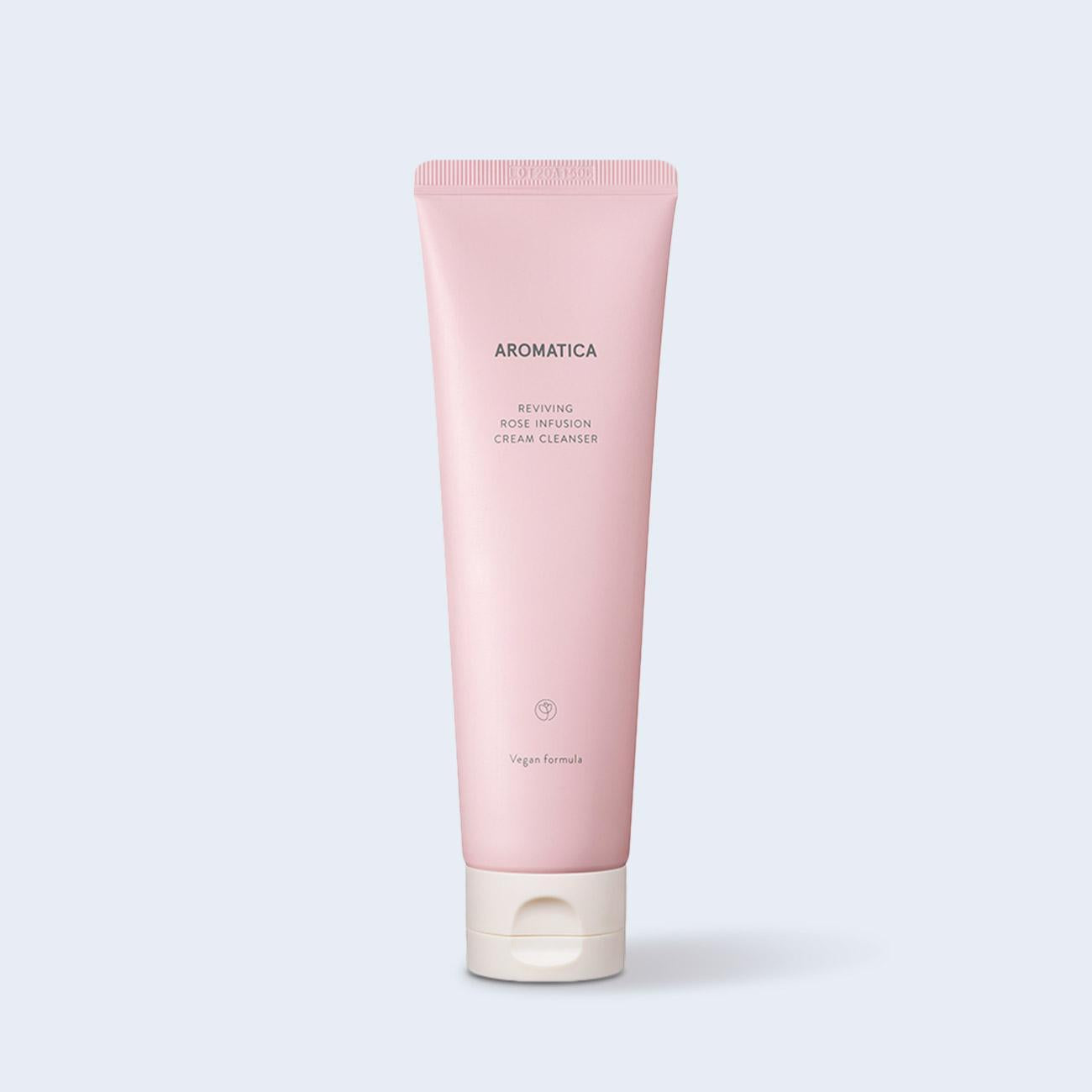 AROMATICA - Crème Nettoyante Revitalisante à la Rose (145 g)