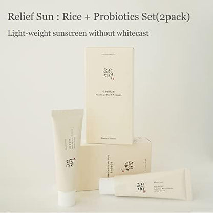 BEAUTY OF JOSEON - Relief Sun – Écran solaire hydratant à l’extrait de riz et probiotiques 50ml