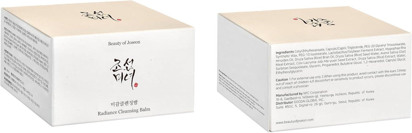 BEAUTY OF JOSEON - Baume Démaquillant Fondant – Riz & probiotiques 100ml