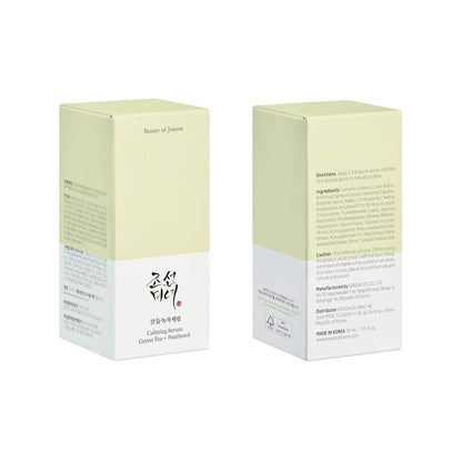 BEAUTY OF JOSEON - Sérum Apaisant – Thé Vert - Armoise & Panthénol (5 %) 30ml