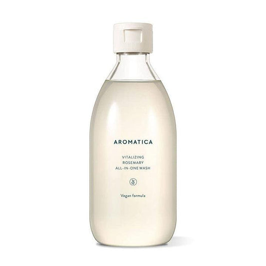 AROMATICA - Gel Douche Vitalisant Douceur – Huile essentielle Romarin  (300 ml)